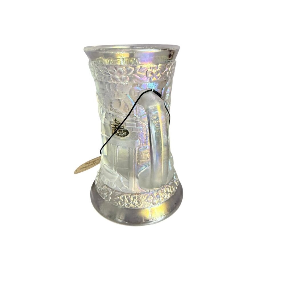 Fenton Carnival Glass Blacksmith glass blower Mug Tankard 29/1500 Ltd Ed - Picture 4 of 16